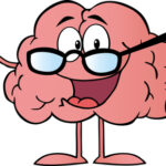Brain Character Wearing Glasses And Holding A Thumb Up